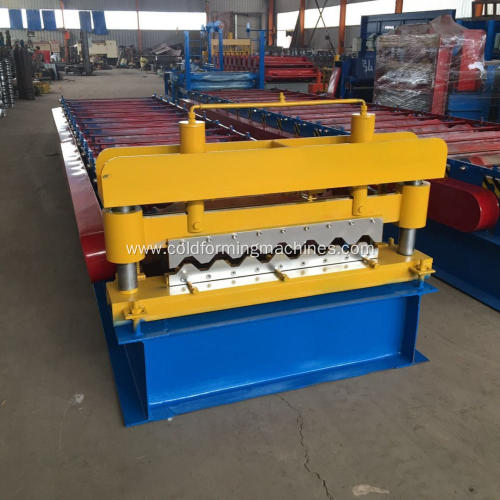 Galvanized roof wall steel tile roll forming machine